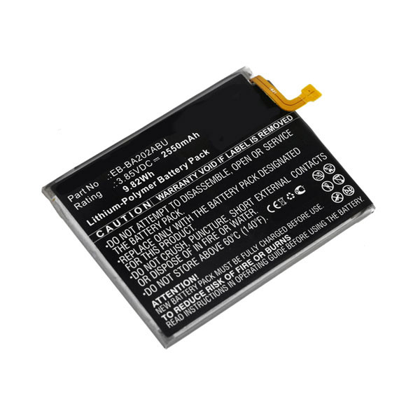 Samsung EB-BA202ABU / GH82-20188A accu (2900 mAh, 123accu huismerk)  ASA02036 - 1