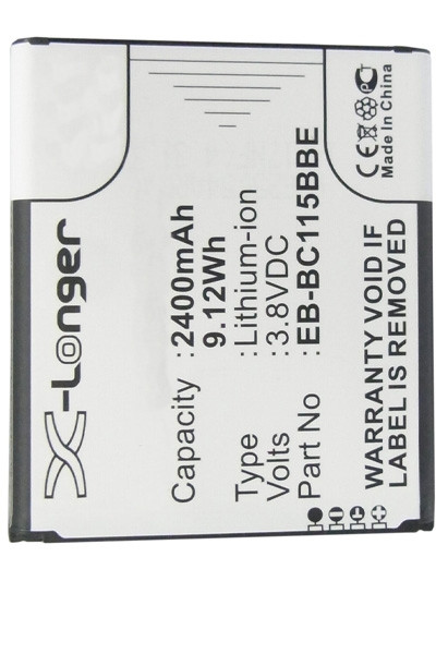 Samsung EB-BC115BBC / EB-BC115BBE accu (2000 mAh, 123accu huismerk)  ASA00987 - 1