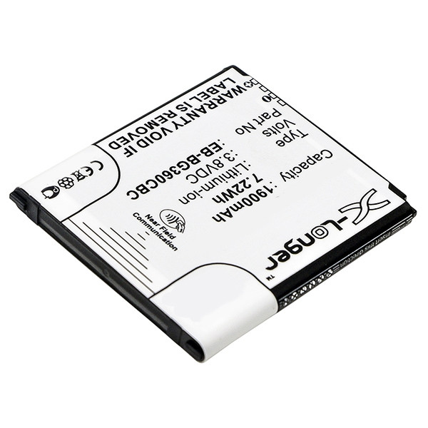 Samsung EB-BG360BBE / EB-BG360CBC accu (2000 mAh, 123accu huismerk)  ASA01772 - 1