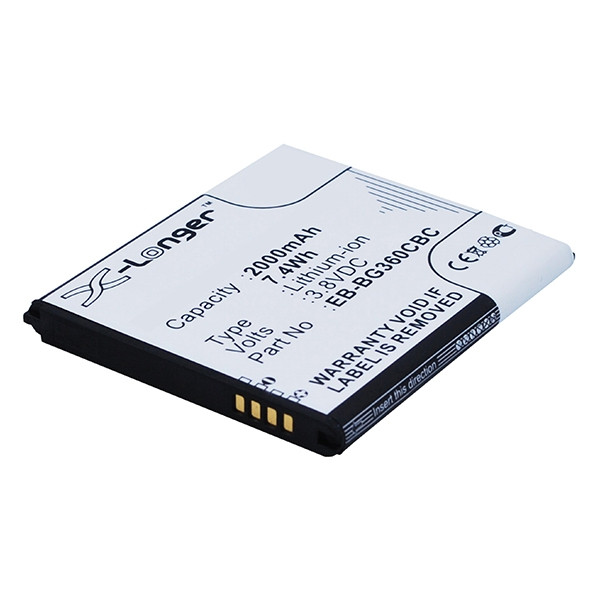 Samsung EB-BG360BBE / EB-BG360CBC accu (3.8 V, 2000 mAh, 123accu huismerk)  ASA01563 - 1