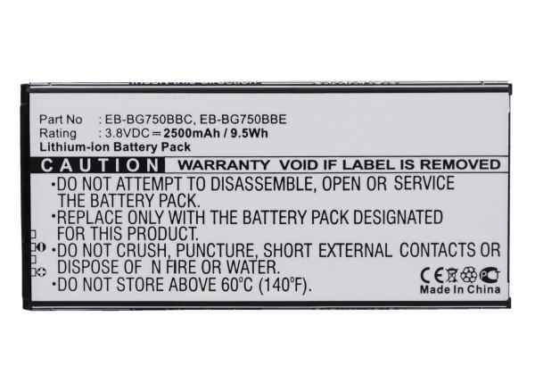 Samsung EB-BG750BBC / EB-BG750BBE accu (2500 mAh, 123accu huismerk)  ASA01165 - 1