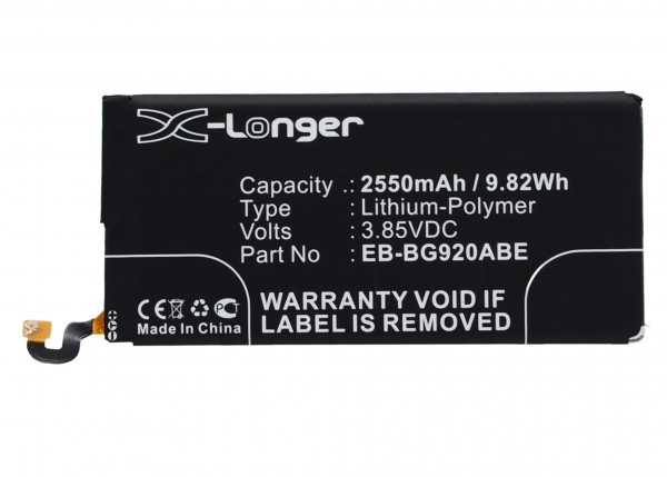 Samsung EB-BG920ABE accu (2600 mAh, 123accu huismerk)  ASA01300 - 1