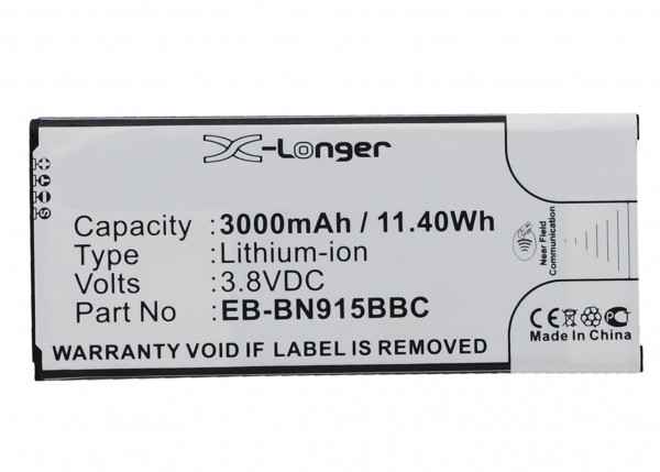 Samsung EB-BN915BBC / EB-BN915BBE accu (3000 mAh, 123accu huismerk)  ASA01298 - 1