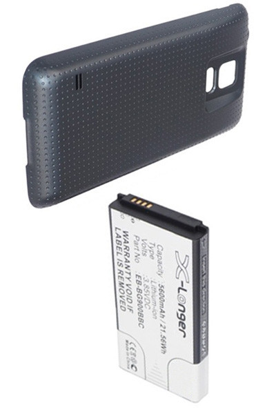 Moet blad Motel Samsung Galaxy S5 accu zwart extra hoge capaciteit (5600 mAh, 123accu  huismerk) Samsung 123accu.nl