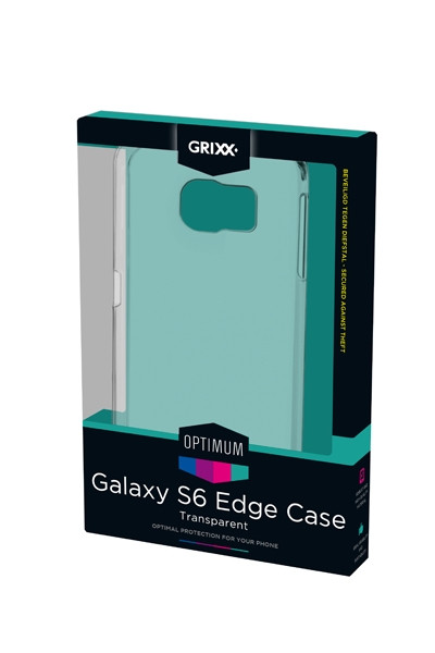 Samsung Grixx Optimum Samsung Galaxy S6 Edge transparante hard case  ASA01635 - 1