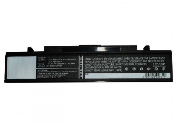 Samsung P0058585 / AA-PB2NC6 accu (11.1 V, 6600 mAh, 123accu huismerk)  ASA01711 - 1