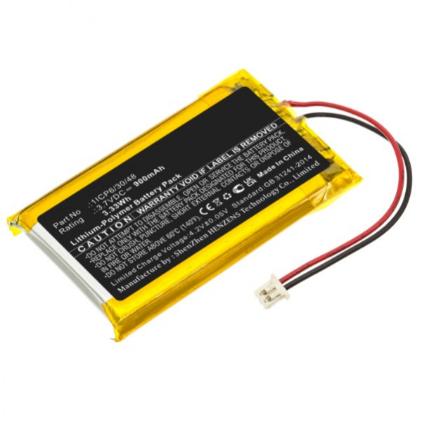 Sanitas SBY 98 accu (3.7 V, 900 mAh, 123accu huismerk)  ASA02223 - 1