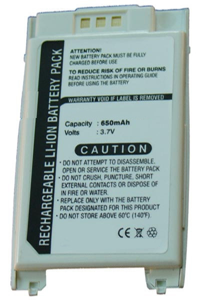 Sanyo SY6000SL accu (650 mAh, 123accu huismerk)  ASA00160 - 1