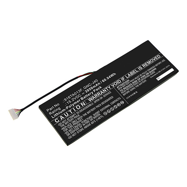 Schenker GNC-J40 / 916TA013F accu (15.2 V, 3950 mAh, 123accu huismerk)  ASC00053 - 1