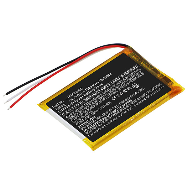 Serioux HR504080 accu (3.7 V, 1500 mAh, 123accu huismerk)  ASE00153 - 1