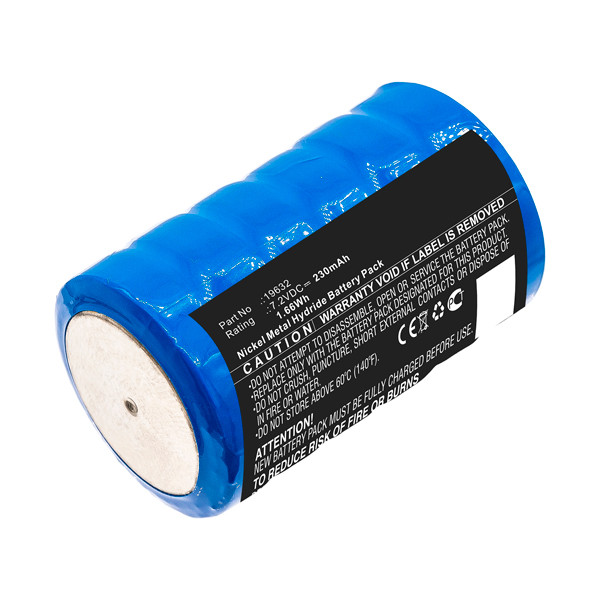 Servox 19632 accu (7.2 V, 230 mAh, 123accu huismerk)  ASE00127 - 1