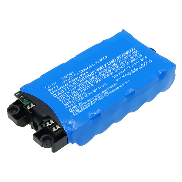 Shark XFBT620 accu (21.6 V, 2000 mAh, 123accu huismerk)  ASH00223 - 1