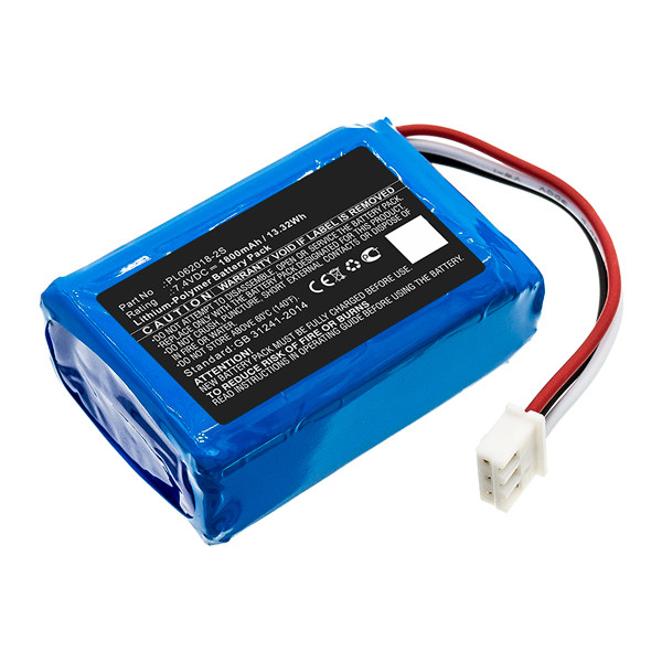 Sichler PL062018-2S accu (7.4 V, 1800 mAh, 123accu huismerk)  ASI00172 - 1