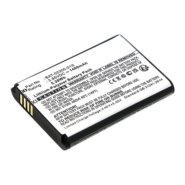 Sonim BAT-02300-01S accu (1400 mAh, 123accu huismerk)  ASO01189 - 1