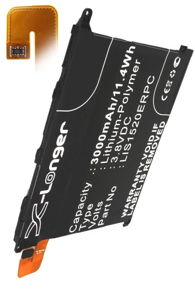 Sony 1270-8451.2 / LIS1520ERPC accu (3000 mAh, 123accu huismerk)  ASO00092 - 1