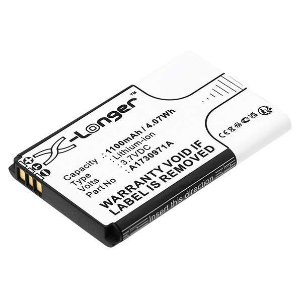 Sony A1730971A accu (3.7 V, 1100 mAh, 123accu huismerk)  ASO01178 - 1