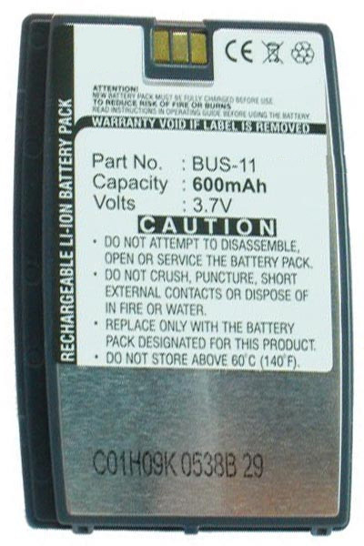 Sony BHC-10 / BSL-10 / BUS-11 accu (600 mAh, 123accu huismerk)  ASO00772 - 1