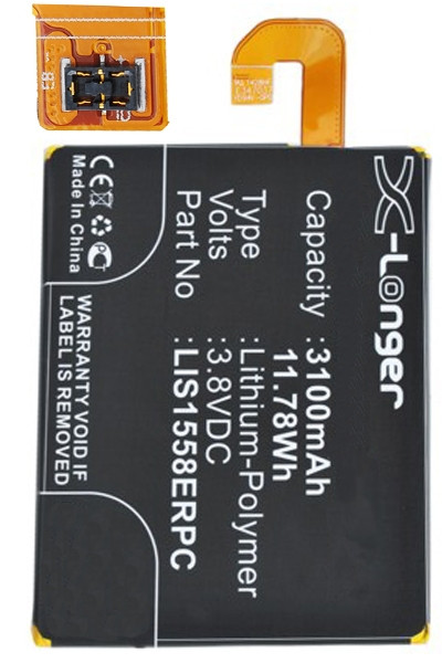 Sony LIS1558ERPC accu (3100 mAh, 123accu huismerk)  ASO00463 - 1