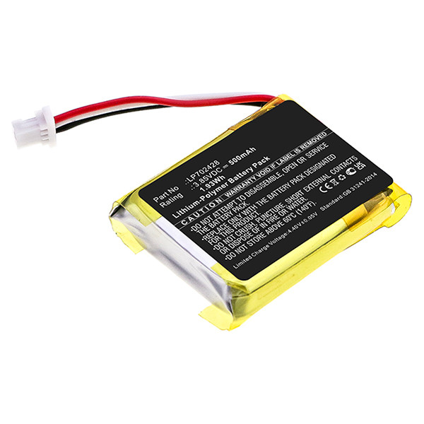 Sony LP702428 accu (3.7 V, 500 mAh, 123accu huismerk)  ASO01079 - 1