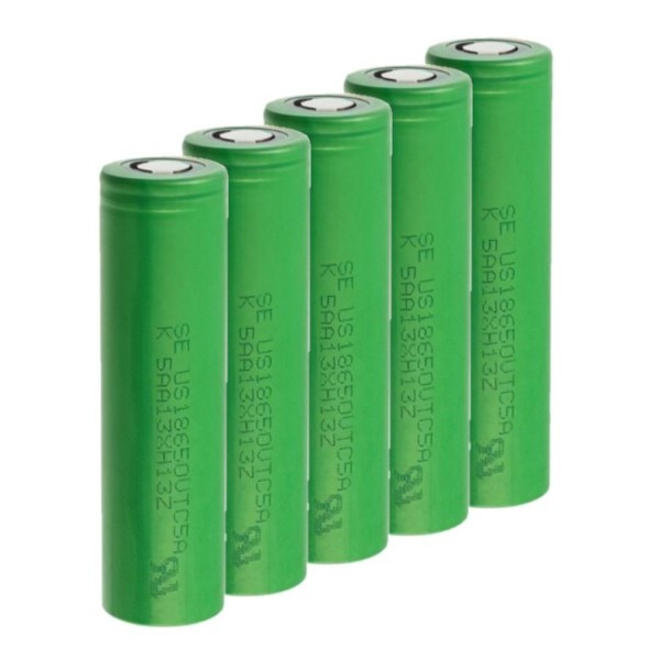 Sony Murata VTC5A / 18650 / US18650VTC5A Li-ion batterij (5 stuks, 3.7 V, 2600 mAh, 35A)  ASO01137 - 1