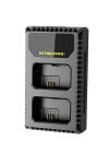 Nitecore USB dubbellader geschikt voor NP-FW50