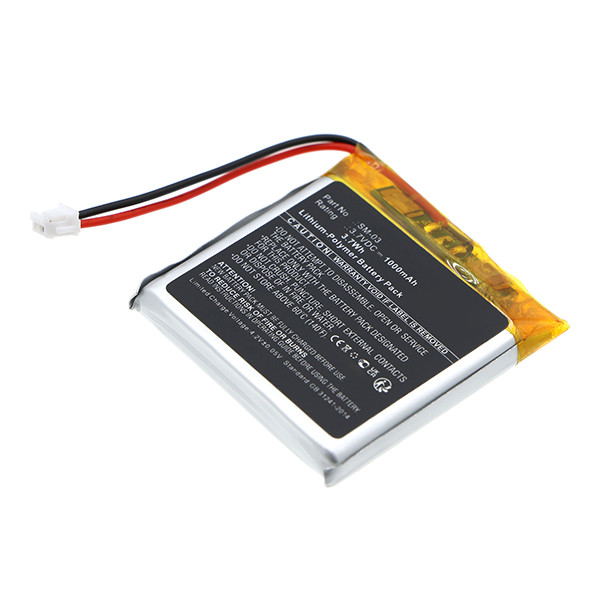 Sony SM-03 accu (3.7 V, 1000 mAh, 123accu huismerk)  ASO01155 - 1