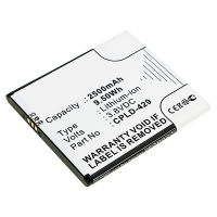 Sprint CPLD-429 accu (2500 mAh, 123accu huismerk)  ASP00205