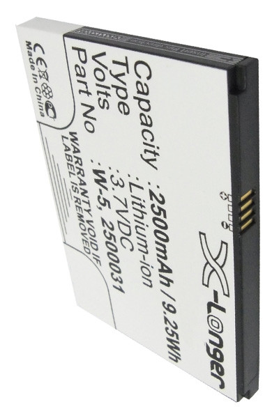 Sprint W-5 / 2500031 / 2500060 accu (2500 mAh, 123accu huismerk)  ASP00094 - 1