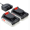 Startset: 2x Black+Decker BL1518-XJ / BL1518 accu's + lader (20 V, 1.5 Ah, 123accu huismerk)