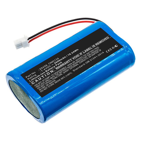 SurgiTel 25458 / OM0134 accu (7.4 V, 2600 mAh, 123accu huismerk)  ASU00086 - 1