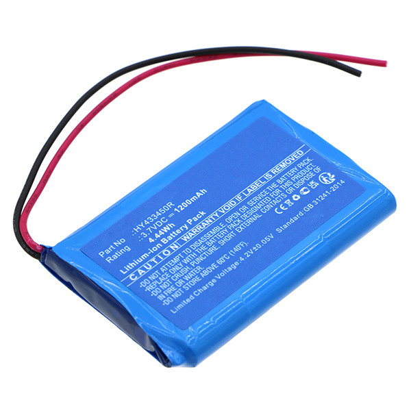 Swisstone HY433450R accu (3.7 V, 1200 mAh, 123accu huismerk)  ASW00040 - 1