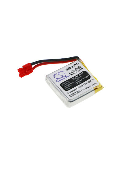 Syma SMX210RC accu (3.7V, 350 mAh, 123accu huismerk)  ASY00103 - 1