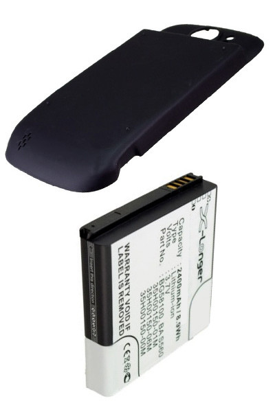 T-Mobile BG58100 / 35H00150-00M / 35H00150-02M accu zwart (2400 mAh, 123accu huismerk)  ATM00003 - 1