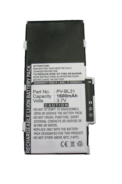 T-Mobile PV-BL31 accu (1600 mAh, 123accu huismerk)  ATM00086 - 1