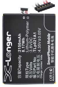 TCL TCS830SL accu (2500 mAh, 123accu huismerk)  ATC00015