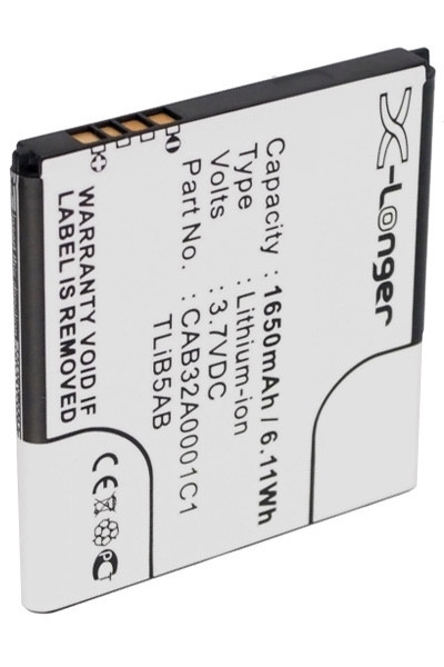 TCL TLiB5AB / CAB32A0001C1 accu (1650 mAh, 123accu huismerk)  ATC00002 - 1