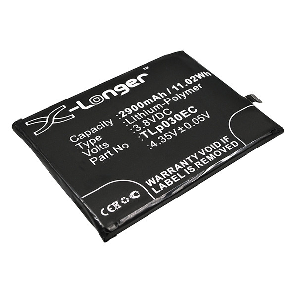 TCL TLp030EC accu (2900 mAh, 123accu huismerk)  ATC00026 - 1