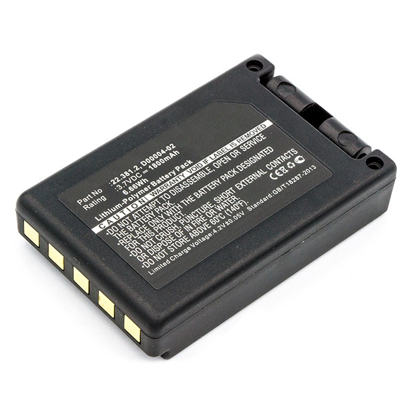 Teleradio D00004-02 / M245060 accu (3.7 V, 1800 mAh, 123accu huismerk)  ATE00099 - 1