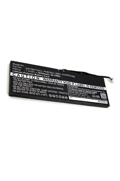 Toshiba P000627450 / WSTBBT050O accu (7.2 V, 3650 mAh, 123accu huismerk)  ATO00449 - 1