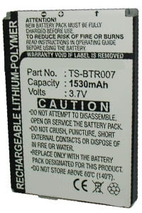 Toshiba PA3187C-1BAL / TS-BTR007 accu (1530 mAh, 123accu huismerk)  ATO00032 - 1