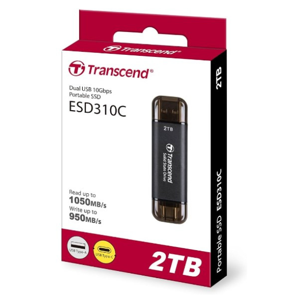 Transcend ESD310C Portable Externe SSD (2TB)  ATR00139 - 2