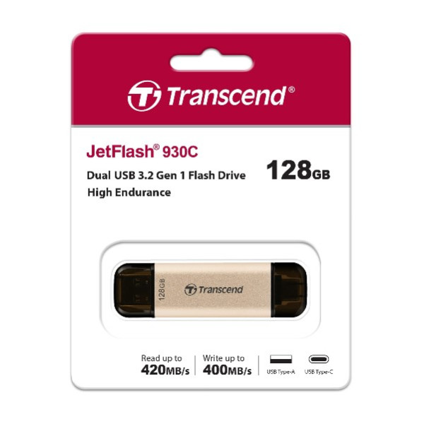 Transcend JetFlash 930C USB-C 3.2 Gen 1 stick 128GB  ATR00140 - 3