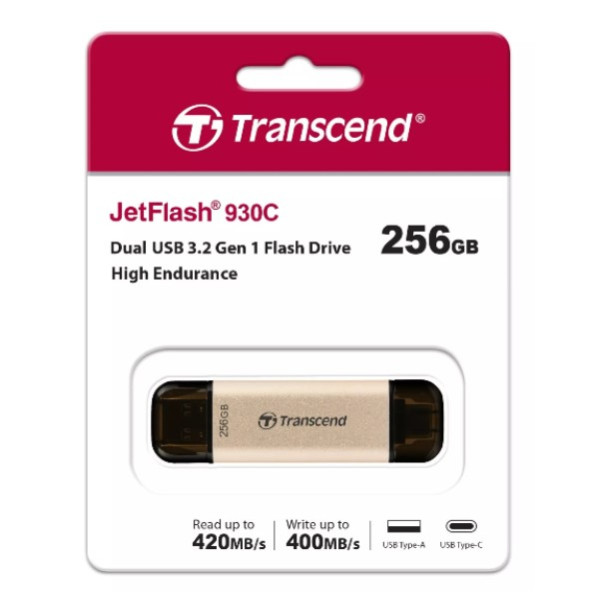 Transcend JetFlash 930C USB-C 3.2 Gen 1 stick 256GB  ATR00142 - 3