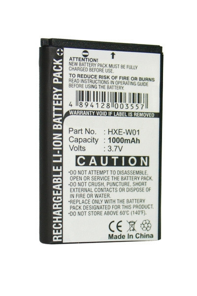 TwoNav BA-01 / HXE-W01 / HX-N3650A accu (1000 mAh, 123accu huismerk)  ATW00003 - 1