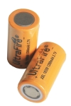 UltraFire 18350 Flat Top batterij 2 stuks (3.7 V, 1200 mAh)