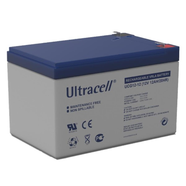 oorsprong Tips Op de grond Ultracell UCG12-12 Deep Cycle Gel accu (12V, 12 Ah, T1 terminal) Ultracell  123accu.nl