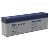 Ultracell UL2.6-12 VRLA AGM Loodaccu (12V, 2.6 Ah, T1 terminal)