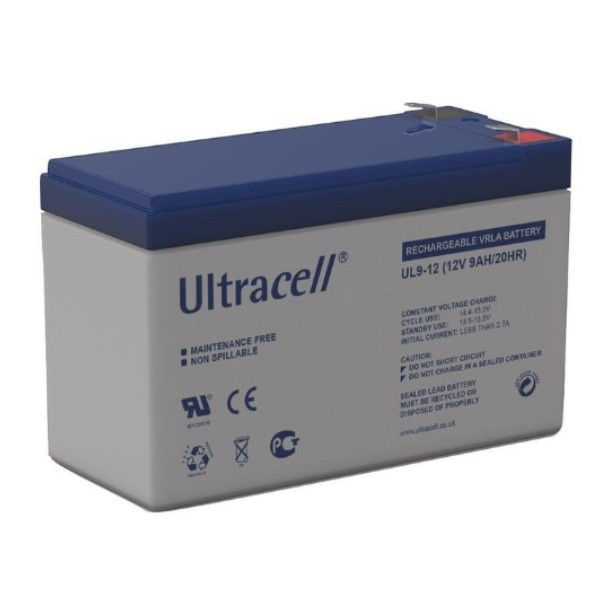 Heerlijk Obsessie Geavanceerde Ultracell UL9-12 VRLA AGM Loodaccu (12V, 9.0 Ah, T2 terminal) Ultracell  123accu.nl