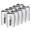 Ultralife U9VL-J-P / 6FR61 / 9V E-Block Lithium Batterij (10 stuks)