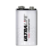 Ultralife U9VL-J-P / 6FR61 / 9V E-Block Lithium Batterij (1 stuk)  AUL00107